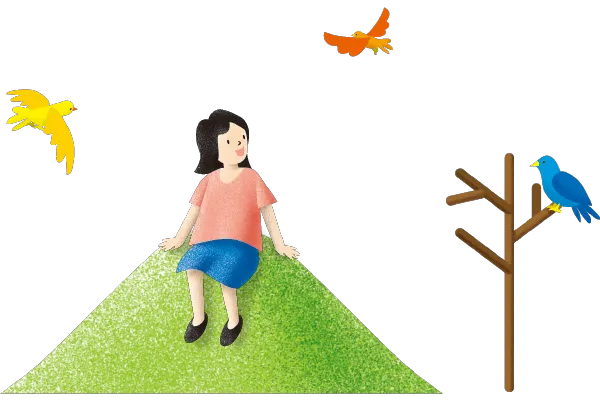 『共に揺れる』のイラスト