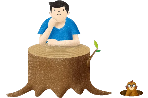 『自分になれる』のイラスト